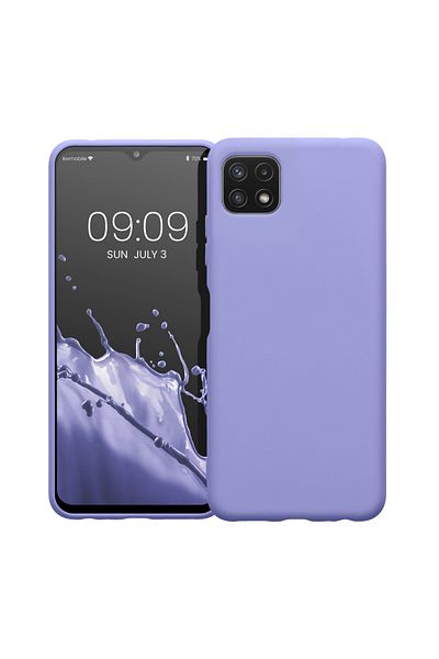 KWmobile Carcasă pentru Samsung Galaxy A22 5g, silicon, albastră, 58471.108