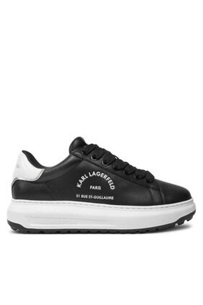 Karl Lagerfeld Men's Sneakers black KARL LAGERFELD-KL57538 000 BLACK LTHR