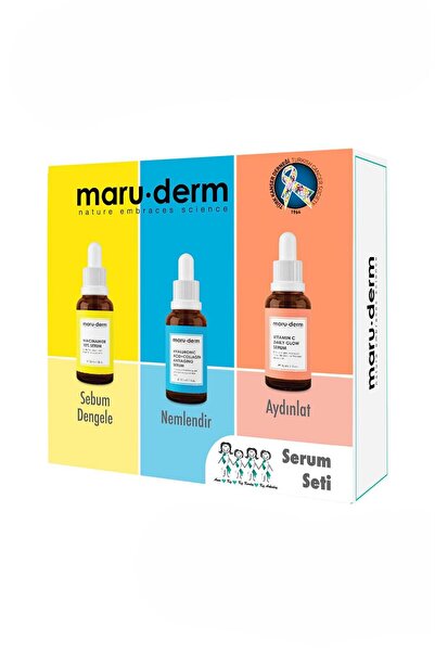Maru.Derm Maruderm 3'lü Cilt Bakım Seti