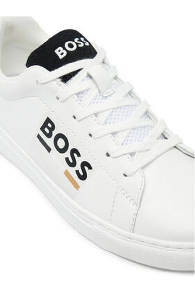 BOSS boy's sneakers J51310 white