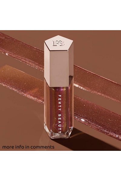 FENTY BEAUTY Gloss Bomb Lip Luminizer Hot Chocolit Fantasy Shimmring Holographic Rich Brown 9ml/0.3