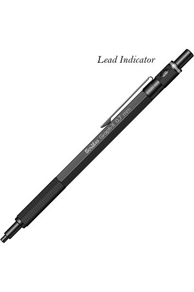 Scrikss Graph-X Versatil - 0.7 mm Black Matte, Transparent Ambassador