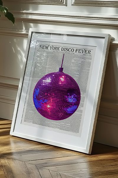 Taranist Αφίσα - New York Disco Fever Disco Ball