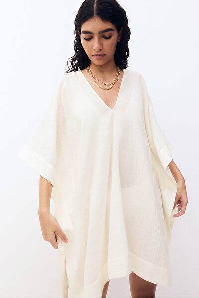 H&M Krinkle Plaj Kaftanı