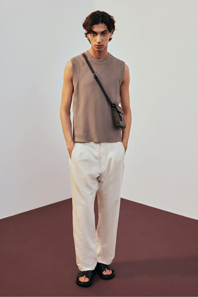 H&M Lastik Örgülü Süveter Regular Fit