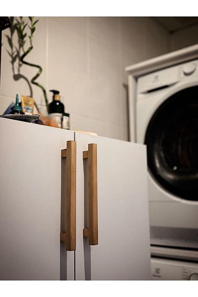 Wholewood Дръжка за шкаф Artemis от дърво, 320 мм, кафява, дървена