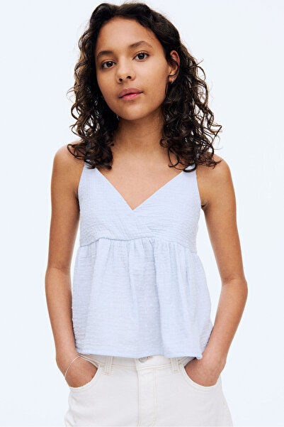 H&M V Yakalı Askılı Üst