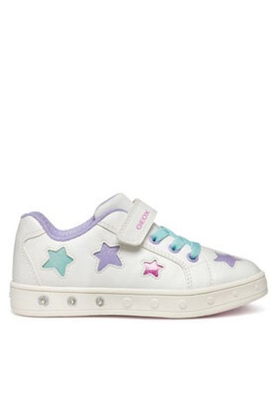 Geox girls' sneakers J558WB-0BCKC white