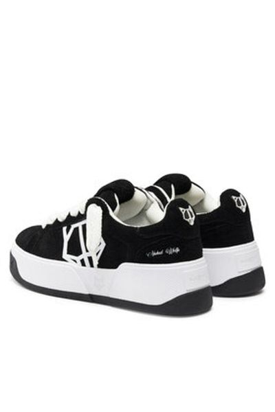 NAKED WOLFE adidași bărbați COW SUEDE negri
