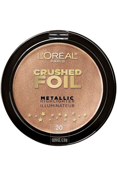 L'Oreal Paris Iluminátor, L'Oréal, metalická fólie Crushed Foil, odstín 20 Gilded Glow