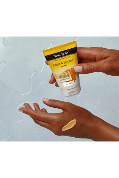 Neutrogena Masca pentru fata, Neutrogena, Clear & Soothe Clay Mask, 50 ml