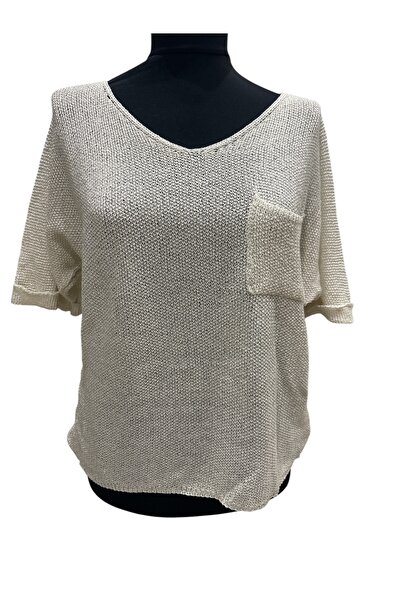 PHUTİ COLLECTION Merserized Pocket Detail Bluz