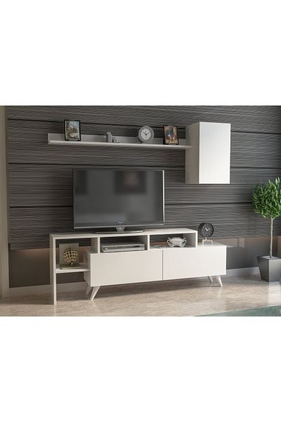 SAHABA Polo white TV table