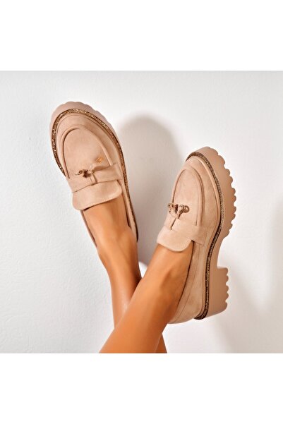 Joana Γυναικεία casual χακί παπούτσια από οικολογικό δέρμα Cielle