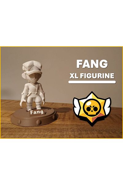petadora Fang | Brawl Stars Figurine Paint Yourself Figure