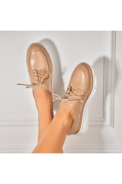 Joana Pantofi dama casual Kaki din Piele Ecologica Sione