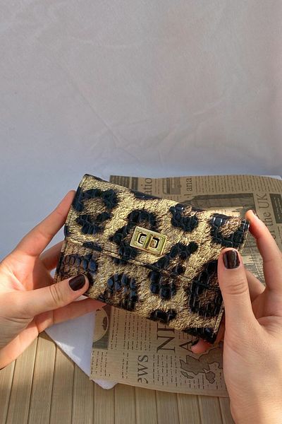 Mazel Design Earth Model Key Gold Closure Women's Wallet