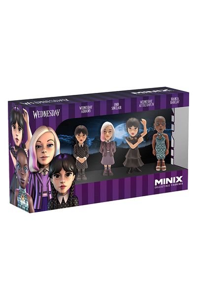 GIOCHI PREZIOSI Mnxh8000 Minix Wednesday 4 Figure - Collection Figure
