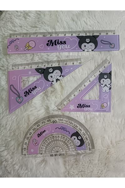 SANRIO Kuromi Kitty Ruler Set