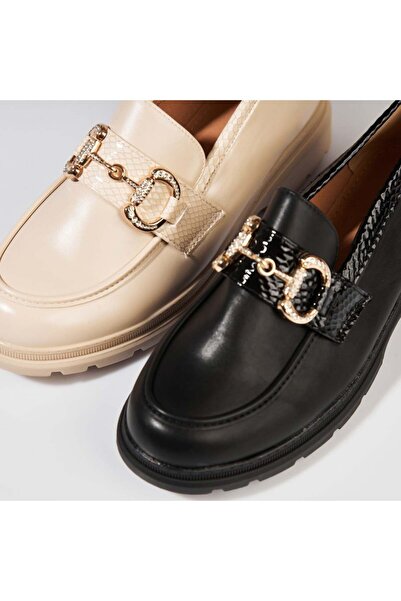 Joana Γυναικεία casual παπούτσια μπεζ από οικολογικό δέρμα Rylon