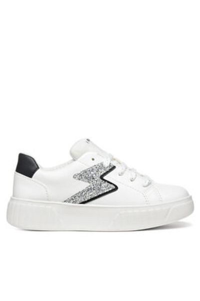 Geox girls' sneakers J45DVA-0BCEW white