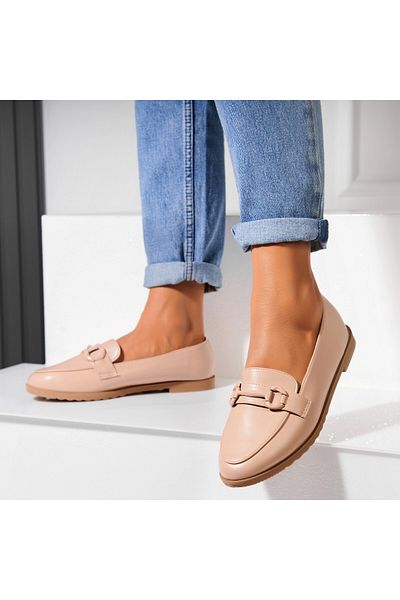Joana Women's casual shoes Beige made of ecological leather Raima