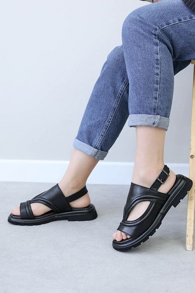 FAST STEP Γυναικεία Κλασικά Σανδάλια Γνήσιο Δέρμα 710ZA972
