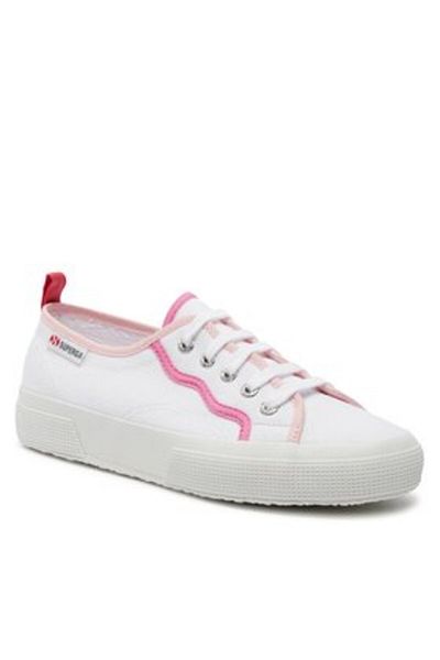 Superga women's sneakers 2750 CURLY BINDINGS white