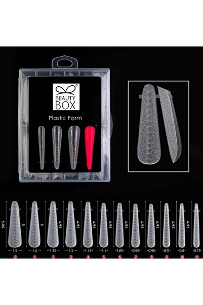 Beauty Box Poly Jel Tırnak Jel Tips Kalıp Form Kolay Protez Tırnak Uzatma Hız...