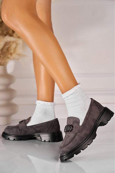 Joana Pantofi dama casual Gri din Piele Ecologica Intoarsa Liliya2