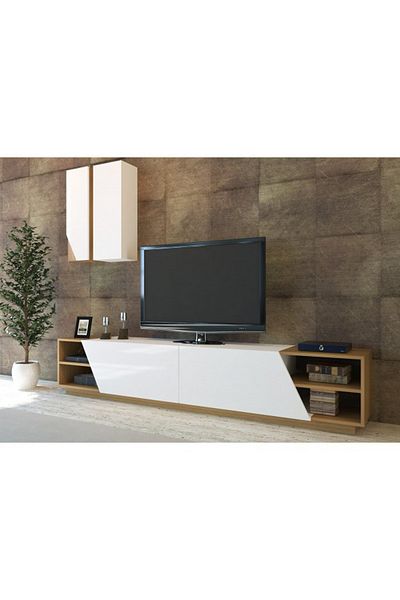 SAHABA Zebra two-tone TV table