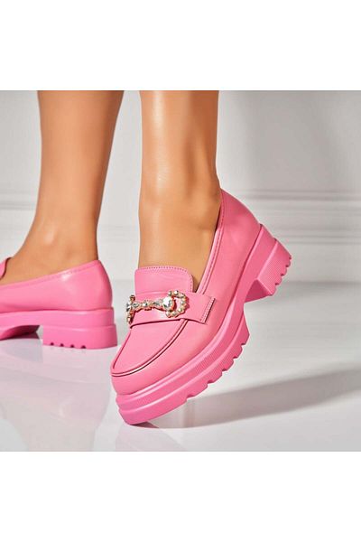 Joana Women's casual shoes Fuchsia made of ecological leather Keiry