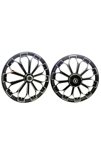 Matrix CG Uyumlu Siyah Çelik Jant Seti - Ön Arka 18-18 Yeni Nesil Takım