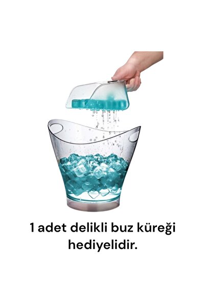 ZTF Global 6 LİTRELİK BUZ KOVASI ( 1 ADET DELİKLİ BUZ KÜREĞİ HEDİYELİDİR)