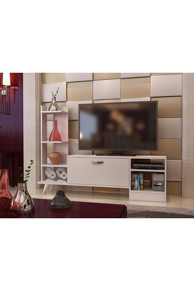 SAHABA Demet white TV table