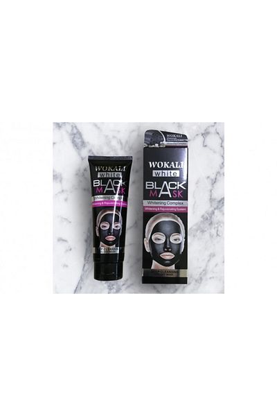 wokali Masca de fata Peel Off s vitamínem a kyselinou hialuronovou, Wokali Black Mask, 130 ml