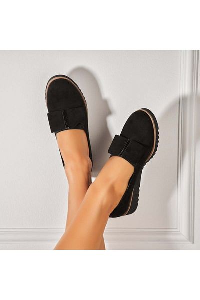 Joana Women's Casual Shoes Black Suede Nuna