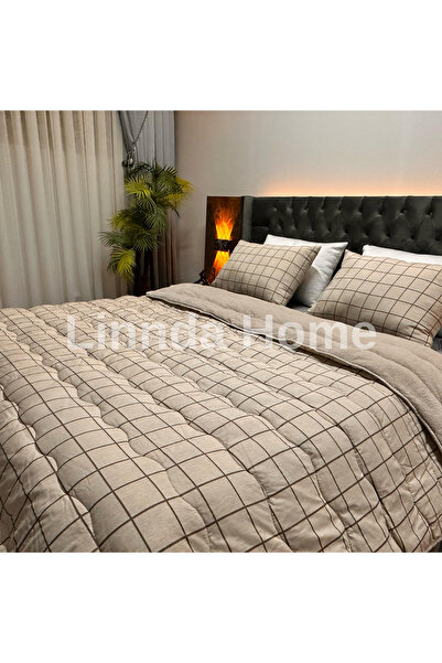 Linnda Home Premium Welsoft Çift Taraflı Ultra Soft Yorgan Çift Kişilik Uyku ...