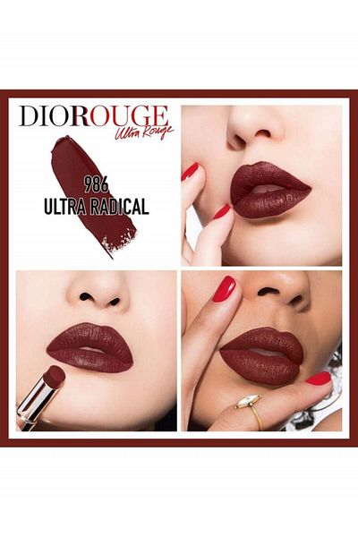 Dior Ruj Dior Ultra Rouge, 986 Radical