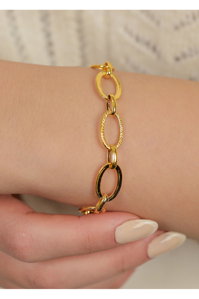 kuyumcu nurettin 4,75 gr (GRAM) Halkalı Bileklik Künye 22 Ayar Altın