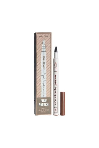Makeup Creion sprancene, Efect Microblading, Music Flower Eyebrow, Brown