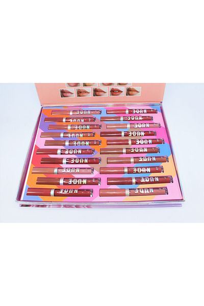 IMAN OF NOBLE Sada 20 rujuri de buze, Iman Of Noble, Matte Lip Gloss