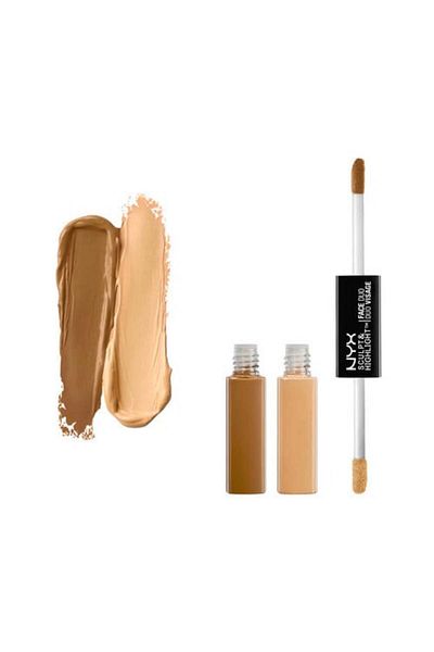 NYX Professional Makeup NYX Professional Makeup Sculpt & Highlighter Face Duo odstín 02 Almond Light