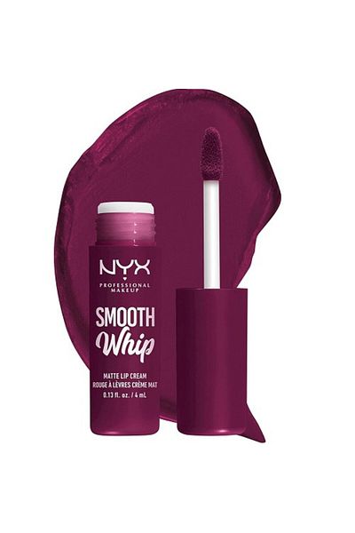 NYX Professional Makeup Matný tekutý make-up Ruj de Buze, NYX Professional Makeup, Smooth Whip Matte, 11 Berry Bed Sheets, 4 ml