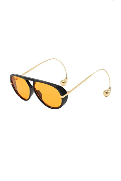 Kapin Klop Drop Handle Detailed Sunglasses - Orange