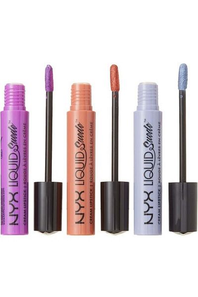 NYX Professional Makeup Sada 3 Rujuri Lichide Mate, NYX Professional Makeup, Tekutý semišový krém, 05