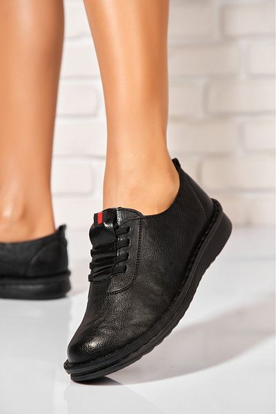 Joana Pantofi dama casual Negri din Piele Ecologica Cecilia