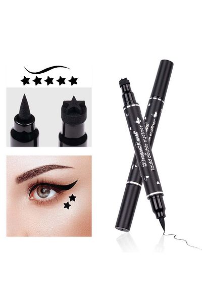 Kiss Beauty Στυλό eyeliner, Kiss Beauty, με στάμπα αστεριού, 01