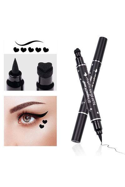 Kiss Beauty Eyeliner tus carioca, Kiss Beauty, cu stampila inima, 03