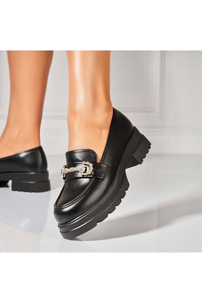 Joana Women's Casual Shoes Black Made of Eco-Leather Keiry